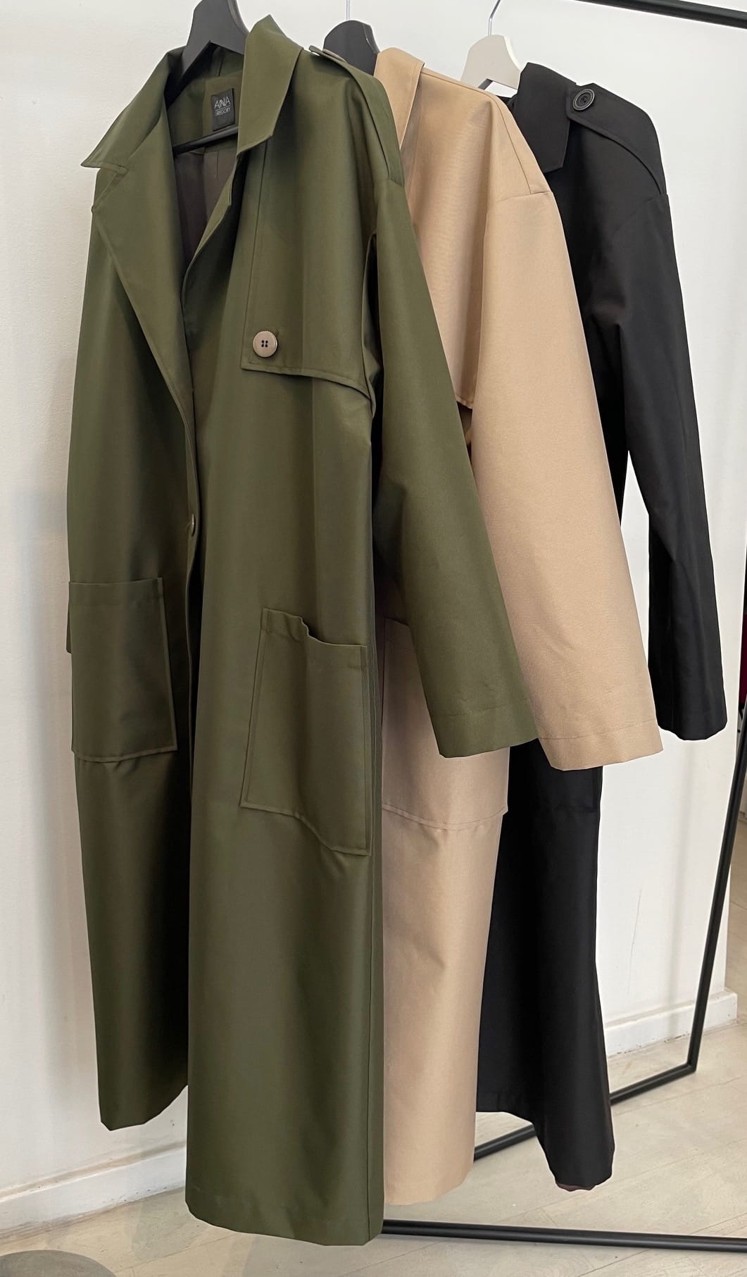 REGNIG COAT in SAND