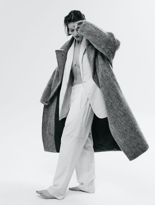 PŁASZCZ  HÅR ( IN HAZEL BROWN )